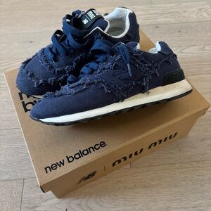 Miu Miu x New Balance Women’s 574 'Denim - Royal Blue' Size 8